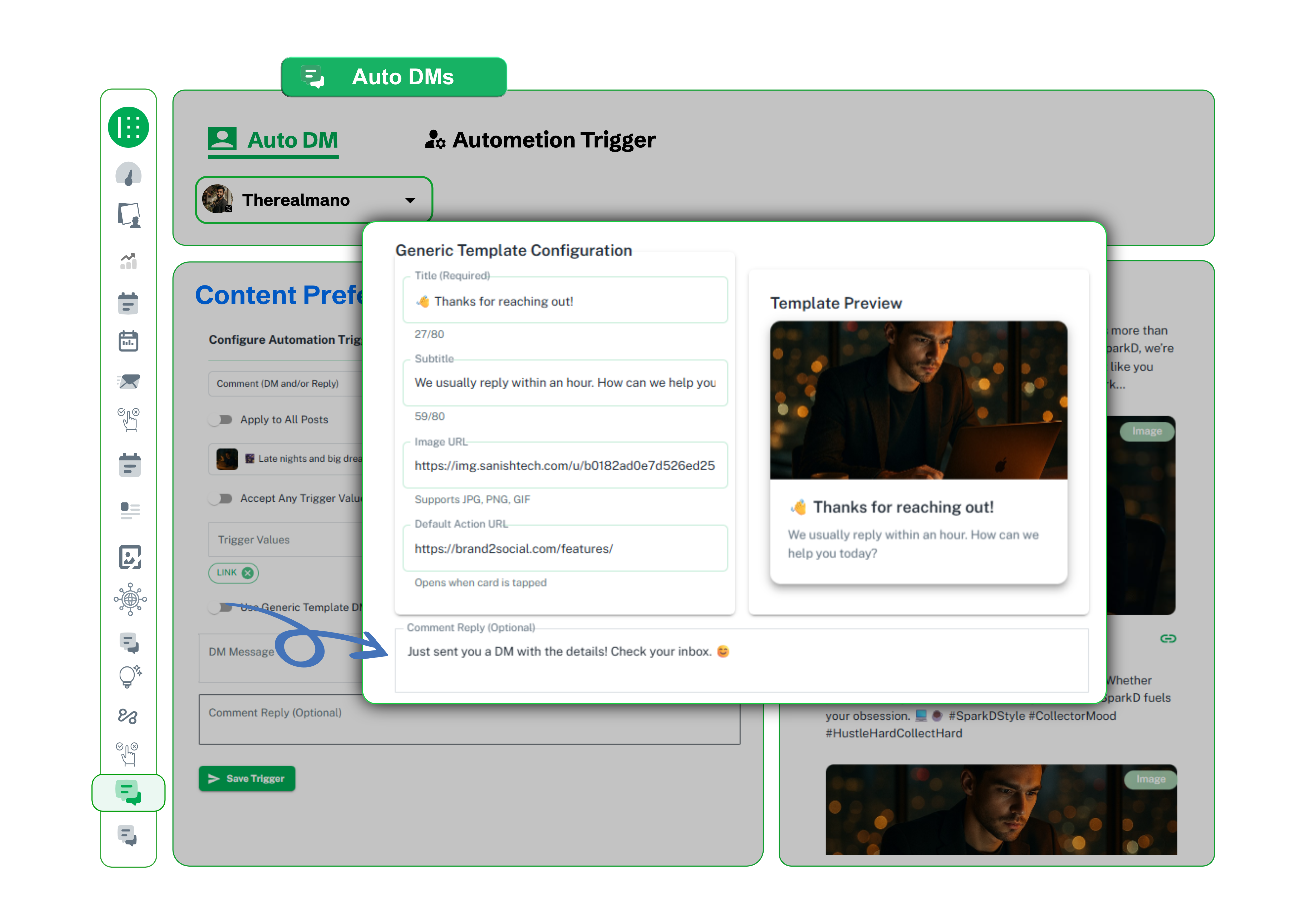 Precision Comment Automation Our Auto-dm feature's comment automation