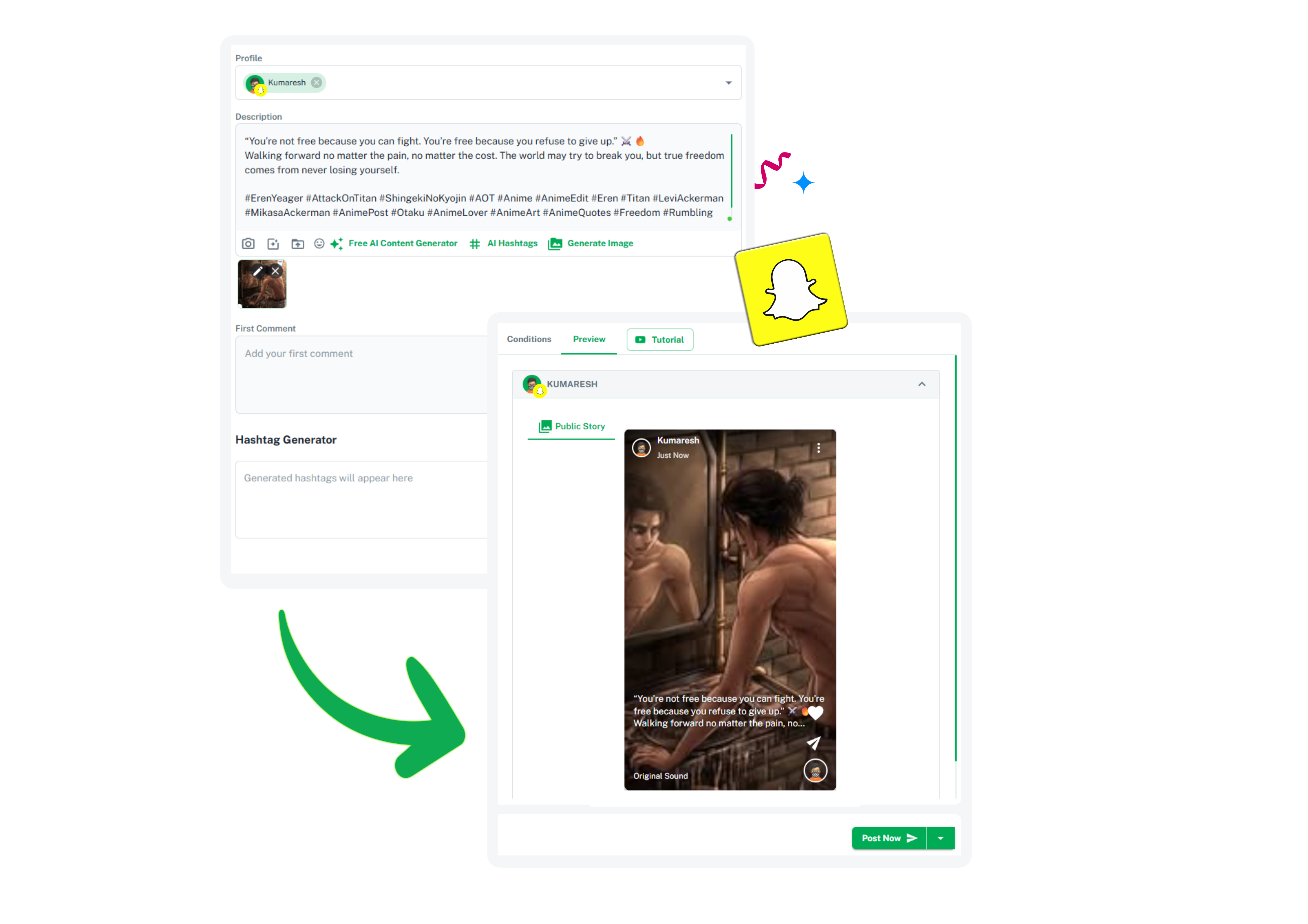 Snapchat Cover Image hero Image